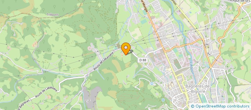 localisation de l'entreprise EURL BONIFAIT  BAGNERES-DE-BIGORRE