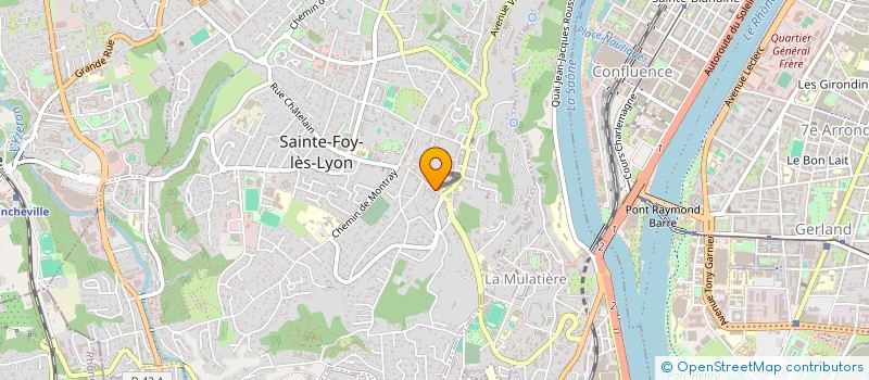 localisation de l'entreprise EURL BONNET à SAINTE-FOY-LES-LYON