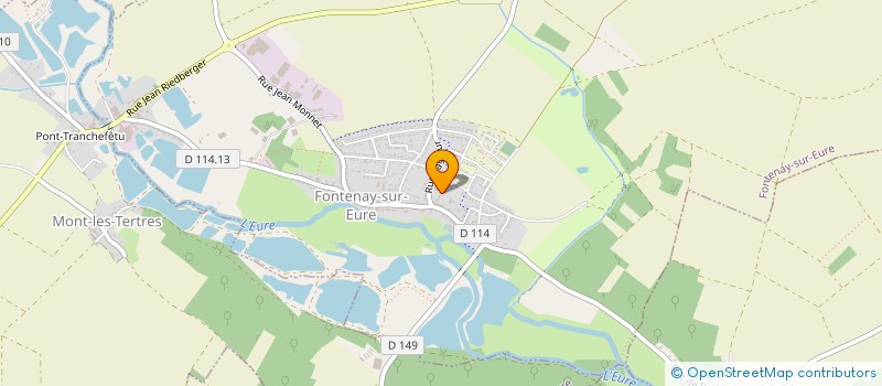 localisation de l'entreprise EURL BONNET AGRICOB à FONTENAY-SUR-EURE