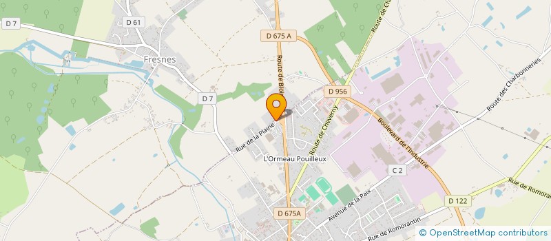 localisation de l'entreprise EURL BONTEMPS ESQUISSE  FRESNES