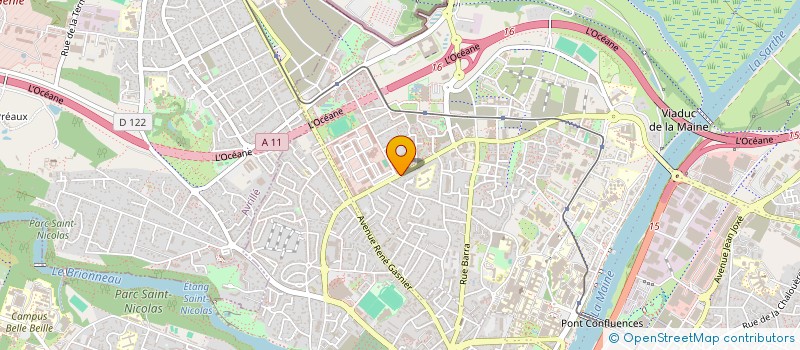 localisation de l'entreprise EURL BORDRON CHRISTOPHE à ANGERS