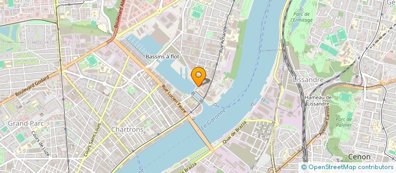 localisation de l'entreprise EURL BORIS à BORDEAUX