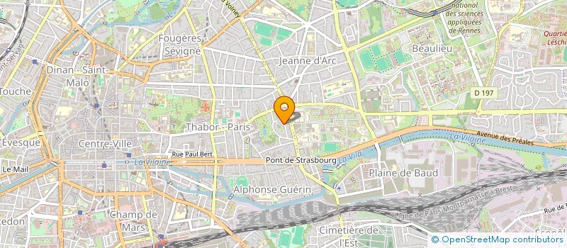 localisation de l'entreprise EURL BOS INTERIEUR ET DESIGN  RENNES