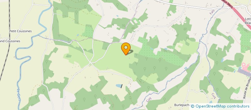 localisation de l'entreprise EURL BOSC  FALS