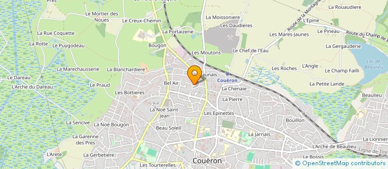 localisation de l'entreprise EURL BOUAUD à COUERON