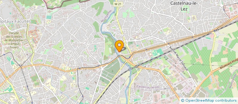 localisation de l'entreprise EURL BOUCHERIE BRUME  CASTELNAU-LE-LEZ