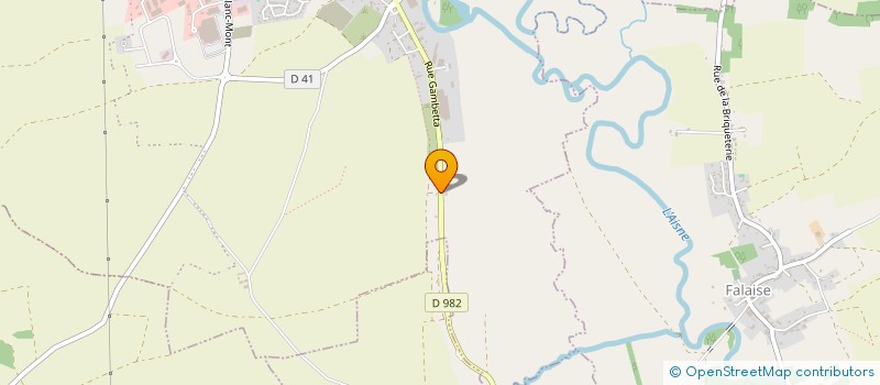 localisation de l'entreprise EURL BOUCHERIE DE LA GARE  VOUZIERS