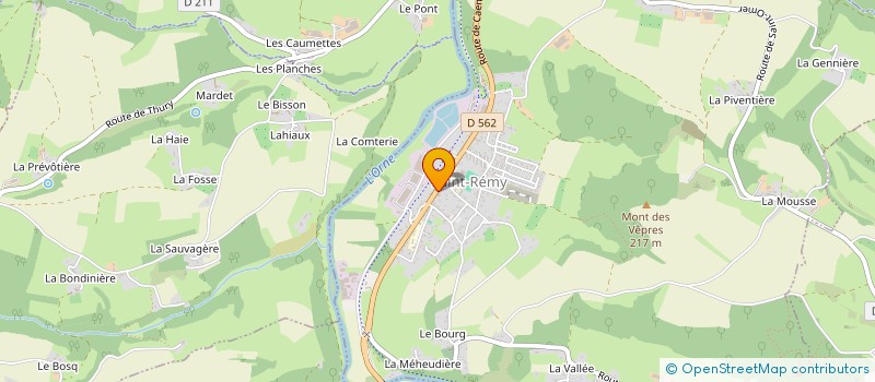 localisation de l'entreprise EURL BOUCHERIE DE ST REMY  SAINT-REMY