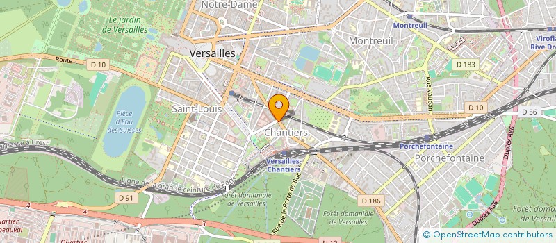 localisation de l'entreprise EURL BOUCHERIE LEGRAND VERSAILLES à VERSAILLES