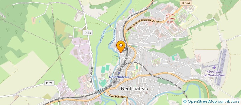 localisation de l'entreprise EURL BOUCHERIE LEMAIRE  NEUFCHATEAU