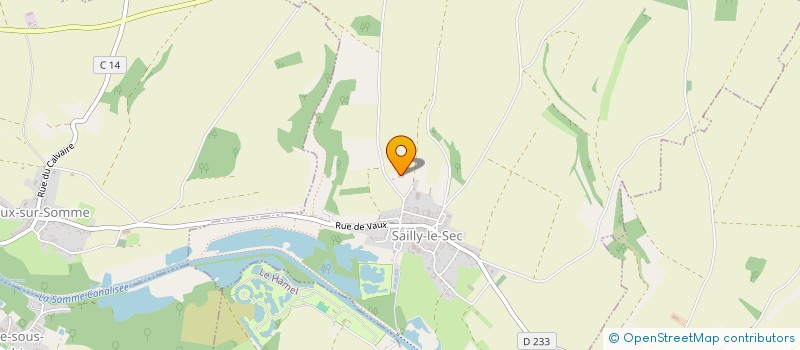 localisation de l'entreprise EURL BOUDOUX  SAILLY-LE-SEC