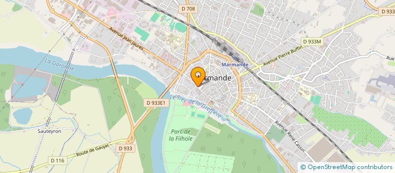 localisation de l'entreprise EURL BOUFFAUT  MARMANDE