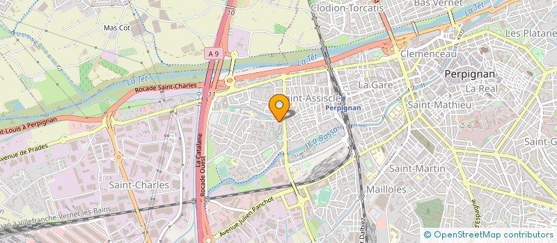 localisation de l'entreprise EURL BOULANGERIE PATISSERIE JUIN  PERPIGNAN