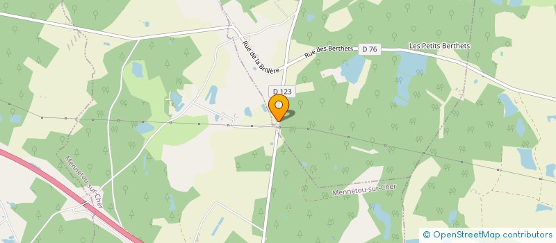 localisation de l'entreprise EURL BOULEAU  MENNETOU-SUR-CHER