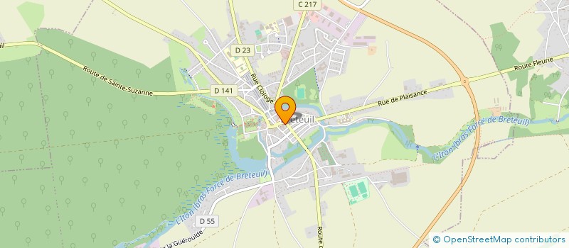 localisation de l'entreprise EURL BOULEY à BRETEUIL