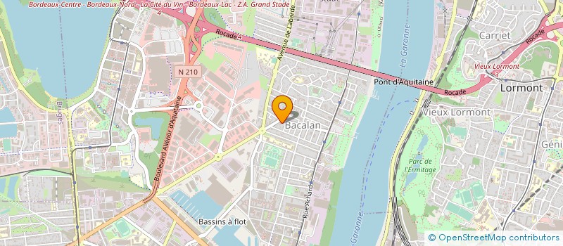 localisation de l'entreprise EURL BOUNIF à BORDEAUX