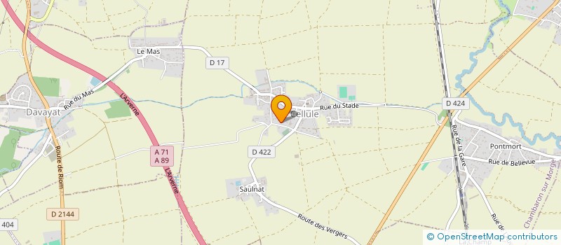 localisation de l'entreprise EURL BOURBONNAIS  CHAMBARON SUR MORGE