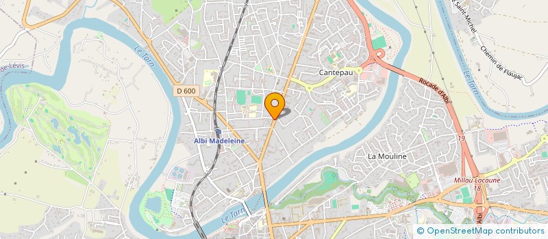 localisation de l'entreprise EURL BOURCART DEPANNAGE à ALBI