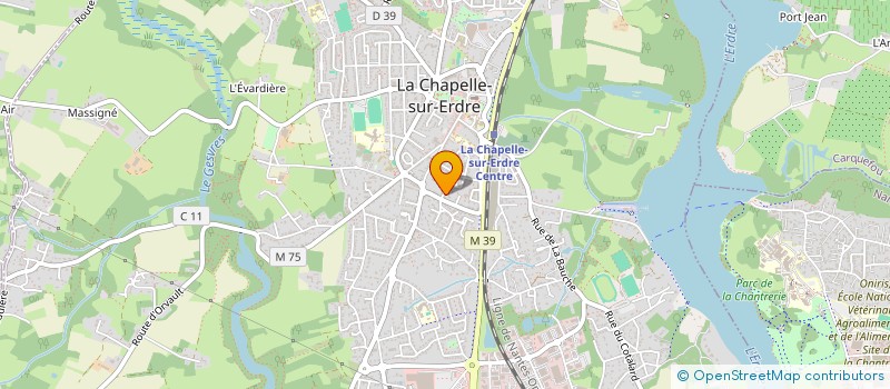 localisation de l'entreprise EURL BOUREAU à LA CHAPELLE-SUR-ERDRE
