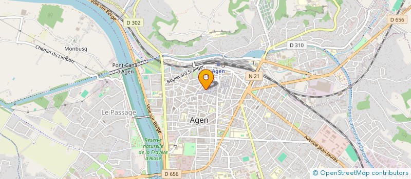 localisation de l'entreprise EURL BOURGEOIS à AGEN