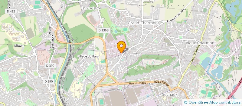 localisation de l'entreprise EURL BOURGEOIS à MONTBELIARD
