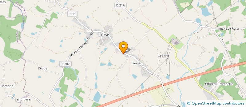 localisation de l'entreprise EURL BOURGOIN à SAINT-JUNIEN