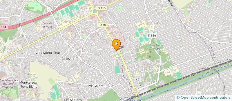 localisation de l'entreprise EURL BOUTERA CONSTRUCTION  VILLEPINTE