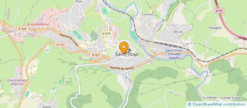 localisation de l'entreprise EURL BOUTIQUE CACHEMIRE à SAINT-FLOUR