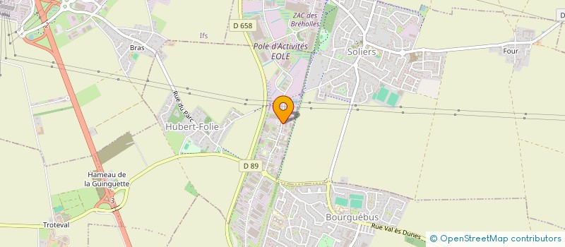 localisation de l'entreprise EURL BOUVIER à BOURGUEBUS