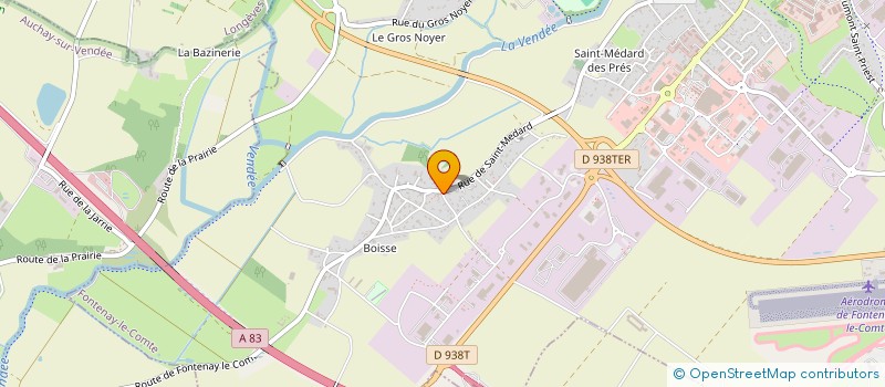 localisation de l'entreprise EURL BOYER MENUISERIE à FONTENAY-LE-COMTE