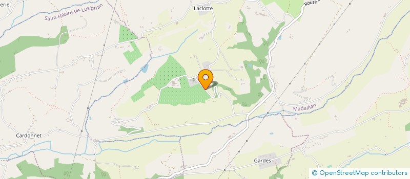 localisation de l'entreprise EURL BPC  MADAILLAN