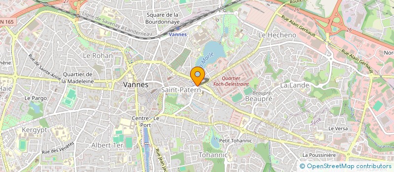 localisation de l'entreprise EURL BRACCO à VANNES