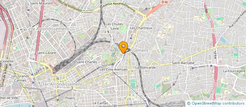 localisation de l'entreprise EURL BRASSERIE DES CHARTREUX à MARSEILLE