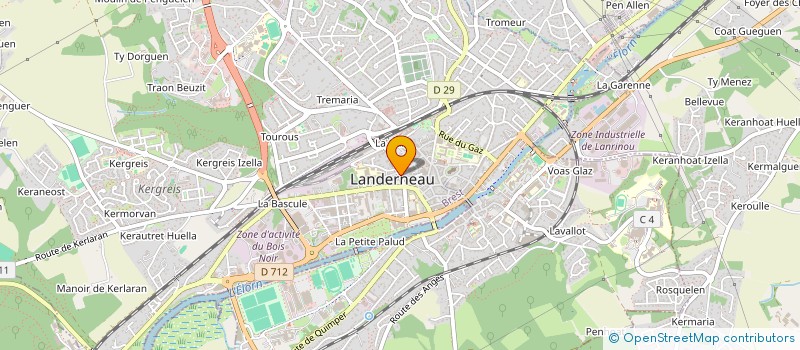 localisation de l'entreprise EURL BRAULT  LANDERNEAU