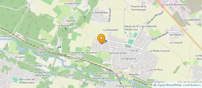 localisation de l'entreprise EURL BREATHE  SAINT-BRANCHS