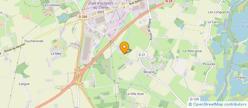 localisation de l'entreprise EURL BREIZH HORSE CENTER  LE RHEU