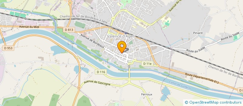 localisation de l'entreprise EURL BRELAUD à VALENCE