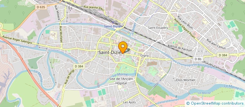 localisation de l'entreprise EURL BRIARD EVASION à SAINT-DIZIER