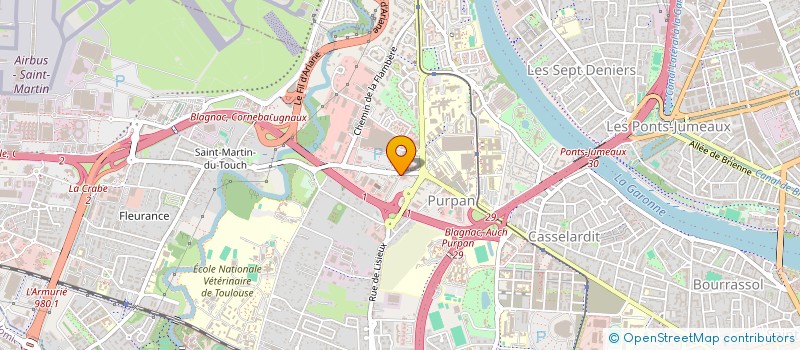 localisation de l'entreprise EURL BRILLANCE à TOULOUSE
