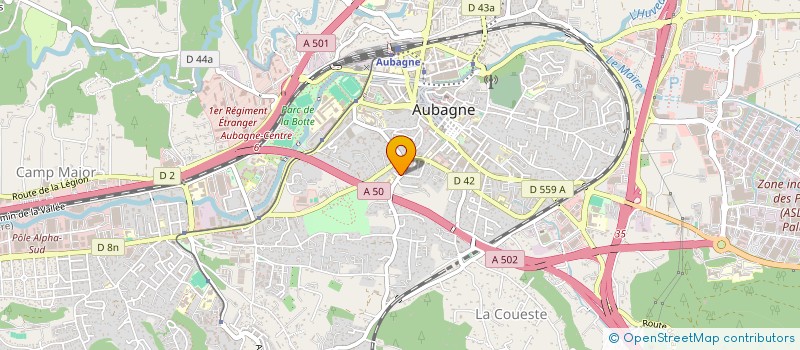 localisation de l'entreprise EURL BRIN DE BEAUTE à AUBAGNE