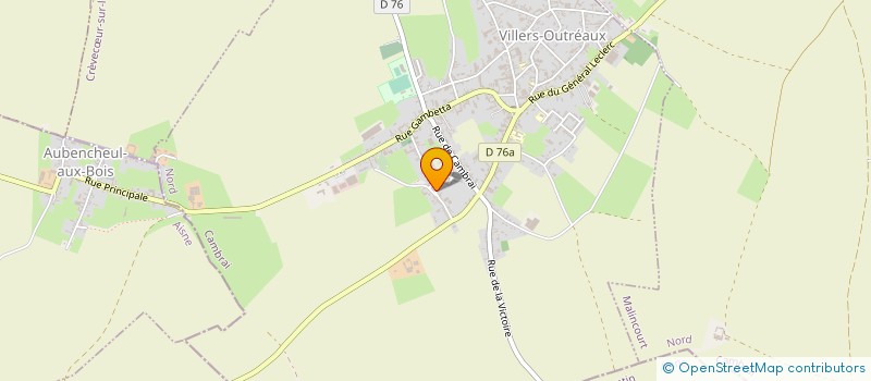 localisation de l'entreprise EURL BROD FL à VILLERS-OUTREAUX