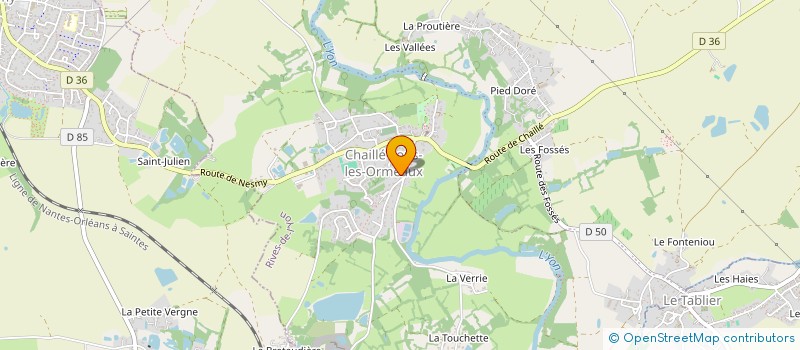 localisation de l'entreprise EURL BROSSEAU DOMINIQUE à RIVES DE L'YON