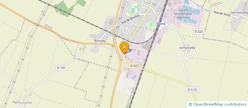 localisation de l'entreprise EURL BRUNEAUX à TOURY