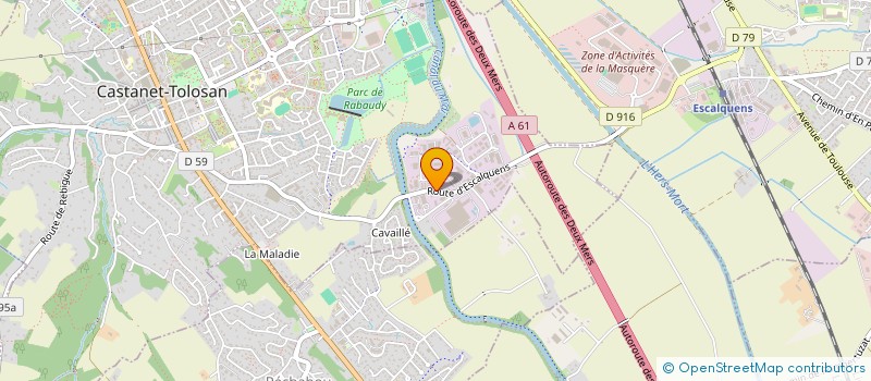 localisation de l'entreprise EURL BRUNO à CASTANET-TOLOSAN