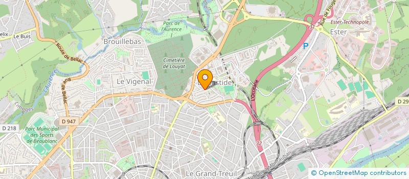 localisation de l'entreprise EURL BRUNO MULTI-SERVICES à BONNAC-LA-COTE