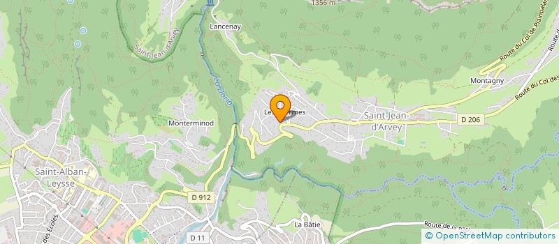 localisation de l'entreprise EURL BSB MANAGEMENT  SAINT-JEAN-D ARVEY