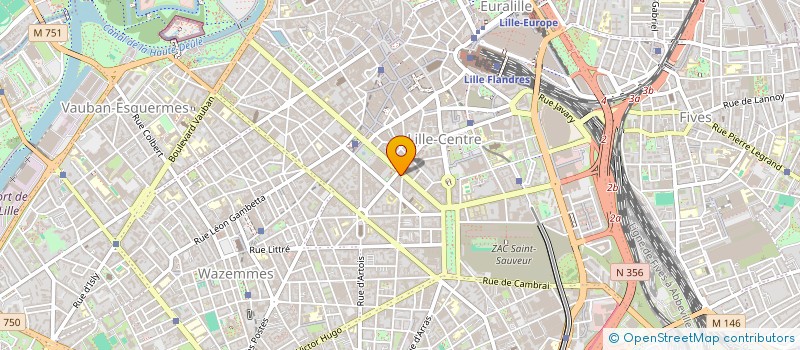localisation de l'entreprise EURL BT IMMOBILIER à LILLE