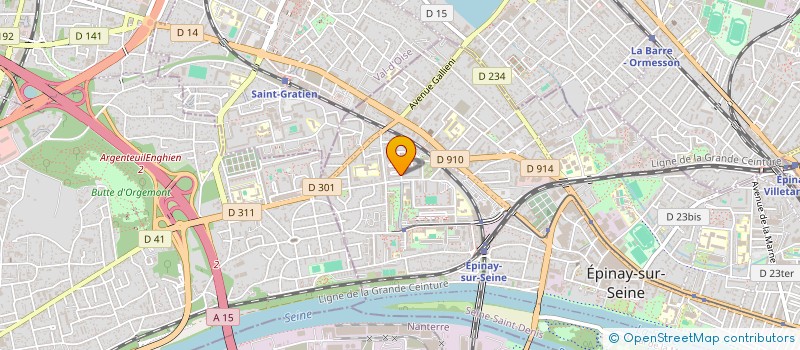 localisation de l'entreprise EURL BTP LEVACHER  EPINAY-SUR-SEINE