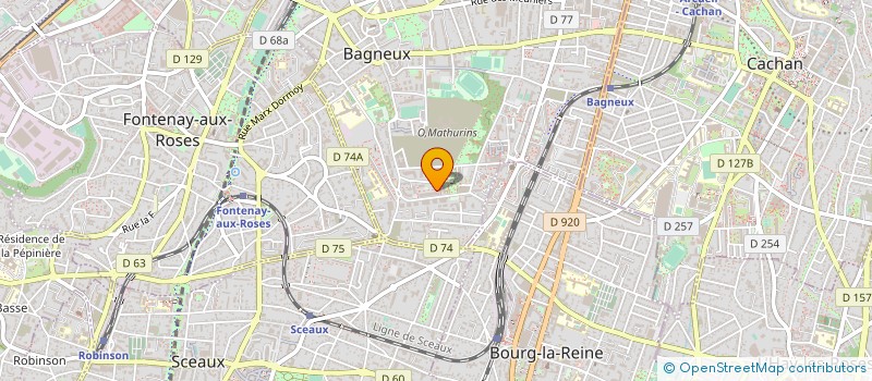 localisation de l'entreprise EURL BUCIOC  BAGNEUX