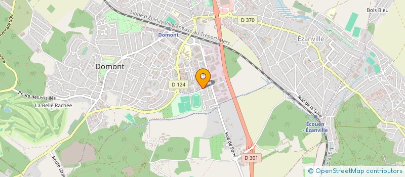 localisation de l'entreprise EURL BUDABAT  DOMONT